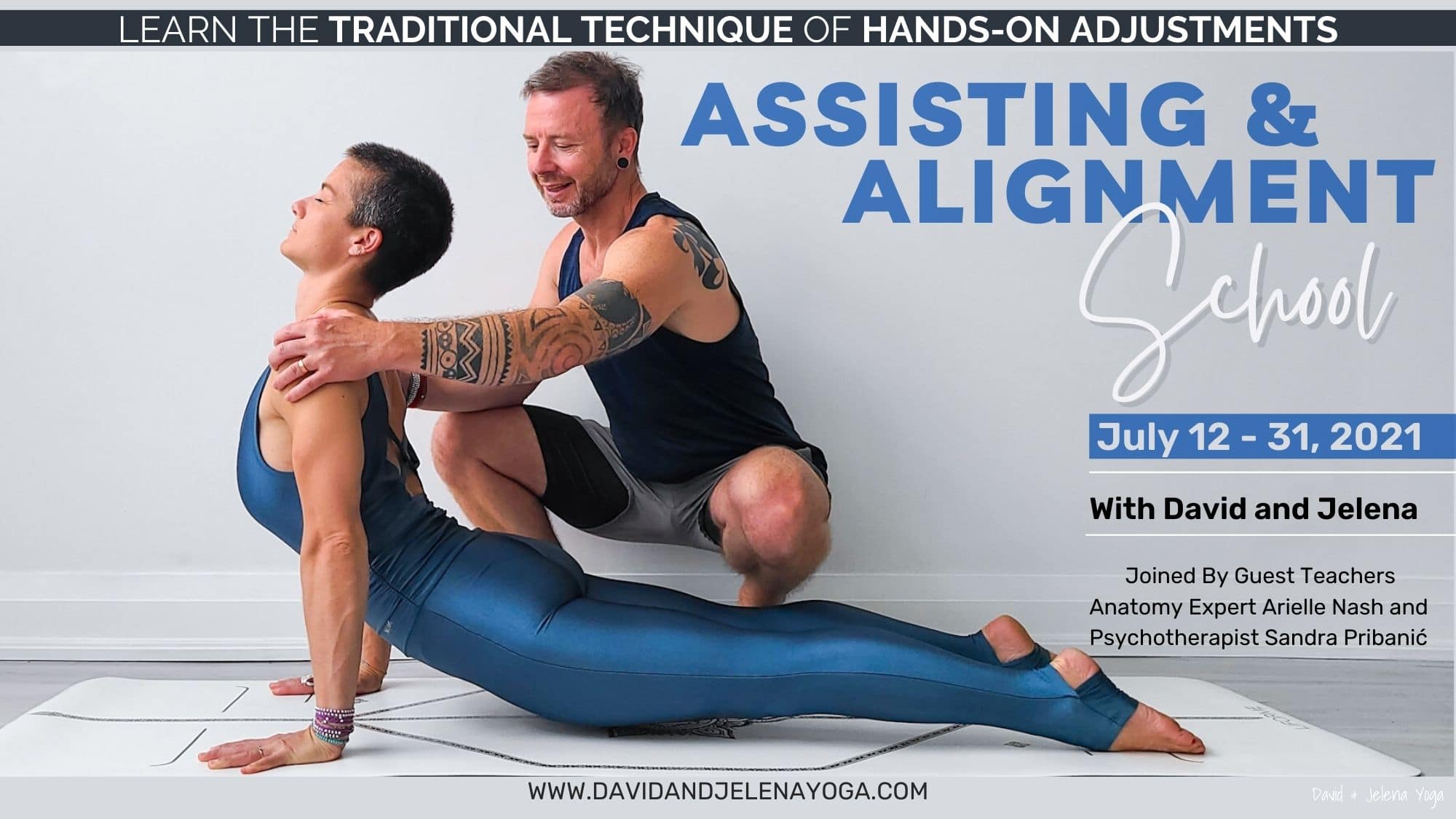 David and Jelena teaching online